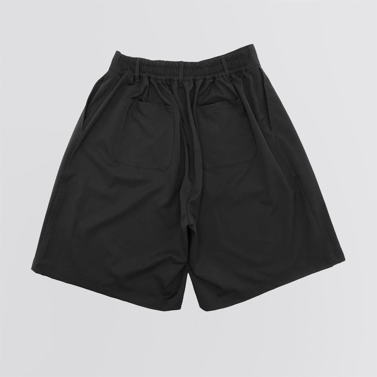 Calculus Baggy Slack Pleated Shorts Black