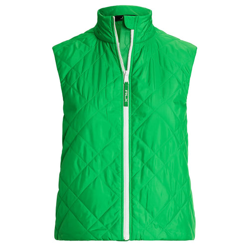 Womens RLX Full Zip Quilted Hybrid Vest Tiller Green - SS25