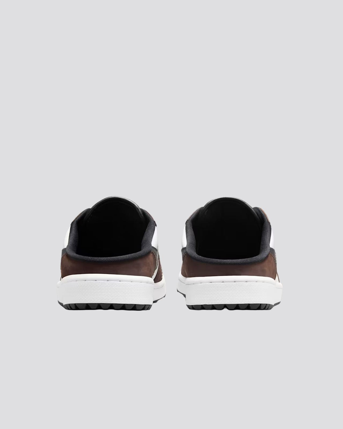 Air Jordan 1 Mule Spikeless Golf Shoes Barbeque Brown/Black/White/Sail