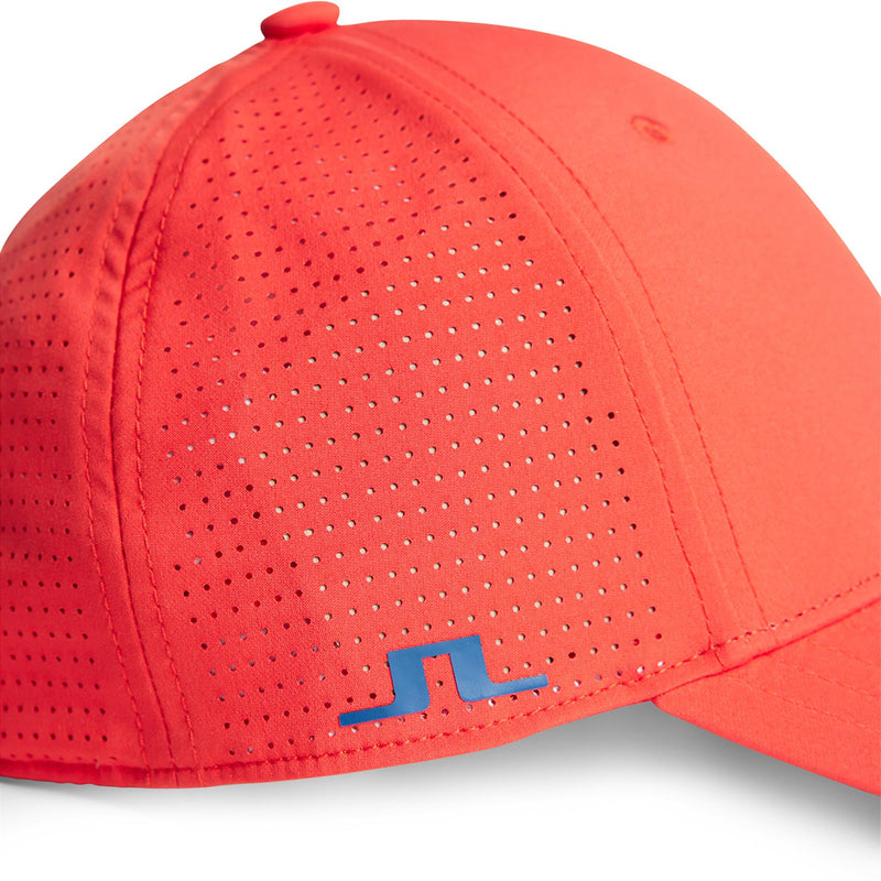 Womens Verity Snapback Cap Flame Scarlet