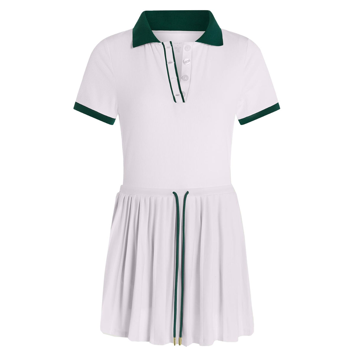 Womens Paloma Court 30 Dress White/Forest