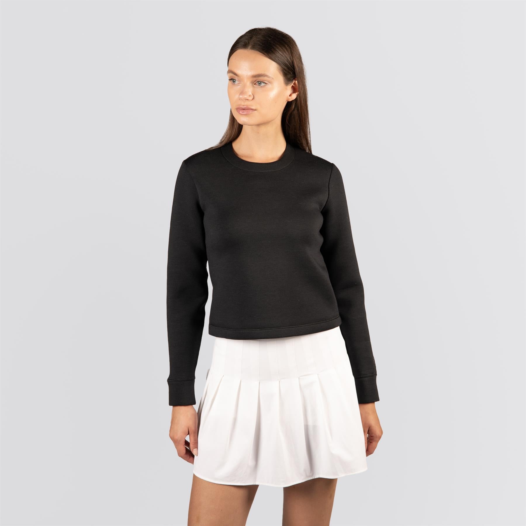 Womens Keri Crew Neck Black