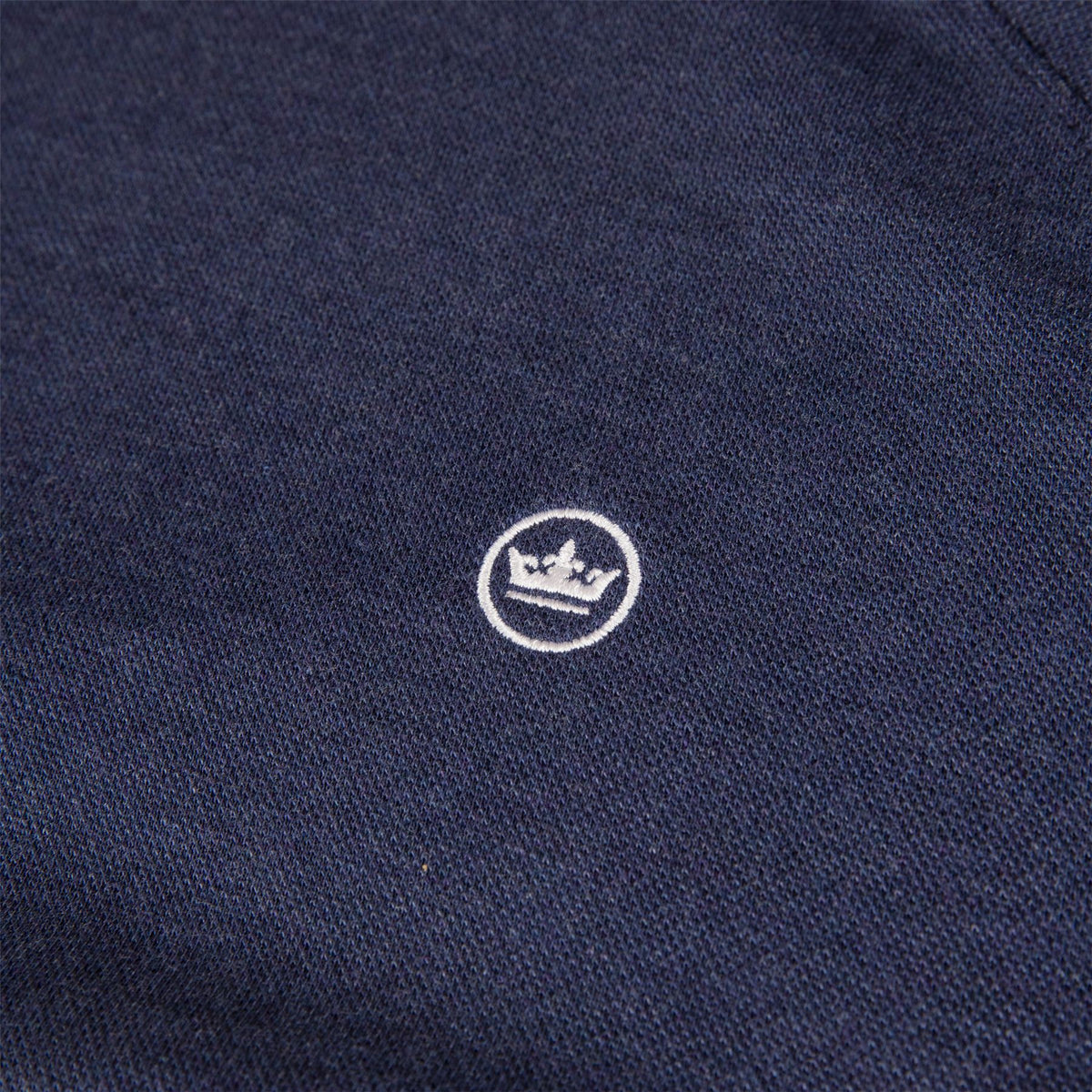 Crown Comfort Knit Hoodie Navy