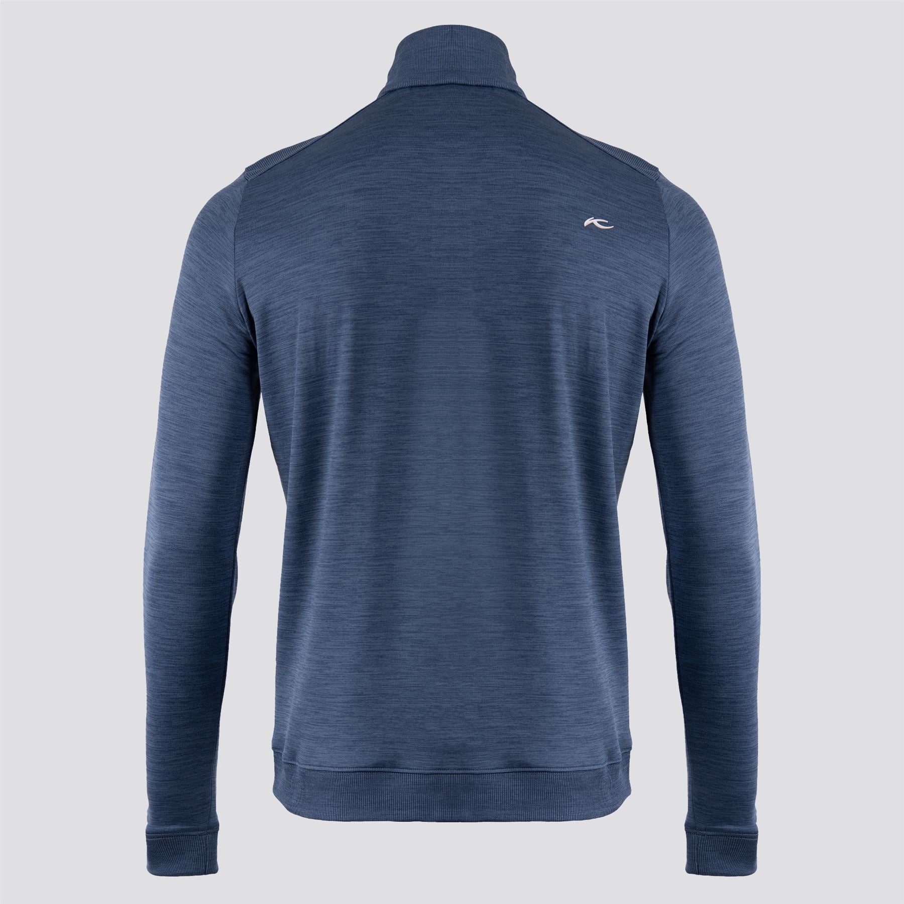 Kjus Liam Techwool Half Zip Mid Layer Admiral Blue | TRENDYGOLF USA