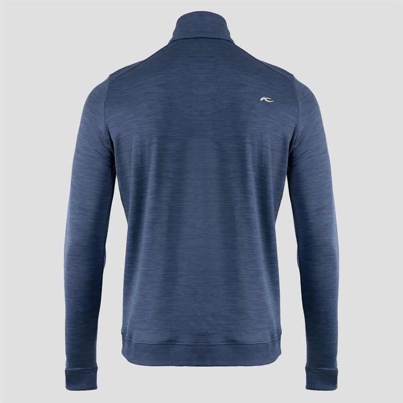 Liam Techwool Half Zip Mid Layer Admiral Blue