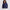 Womens Flora Knit Jacquard Full Zip Layer Navy