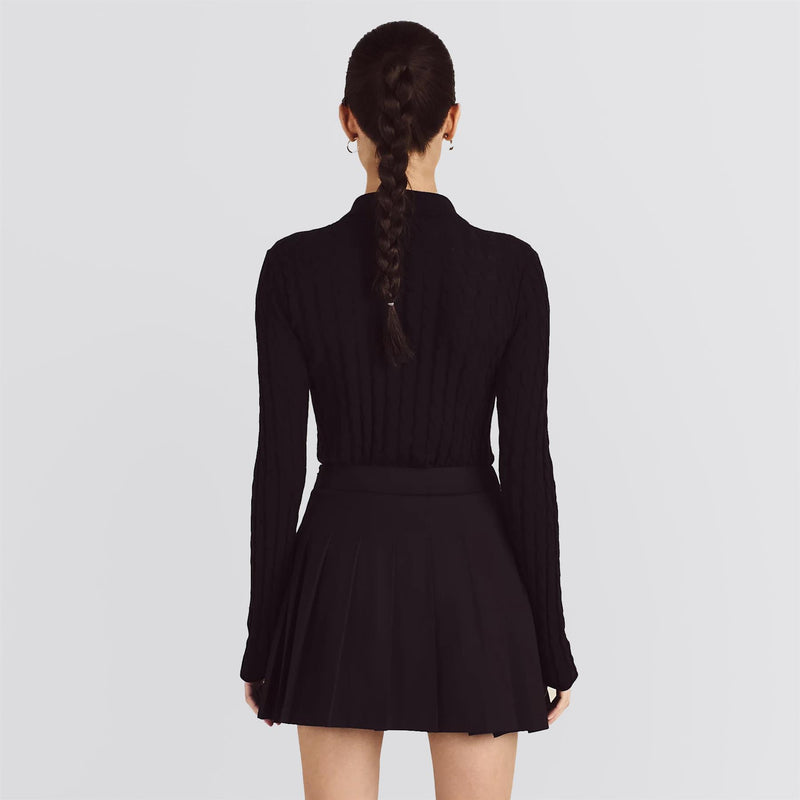 Womens Florence Knit Top Black