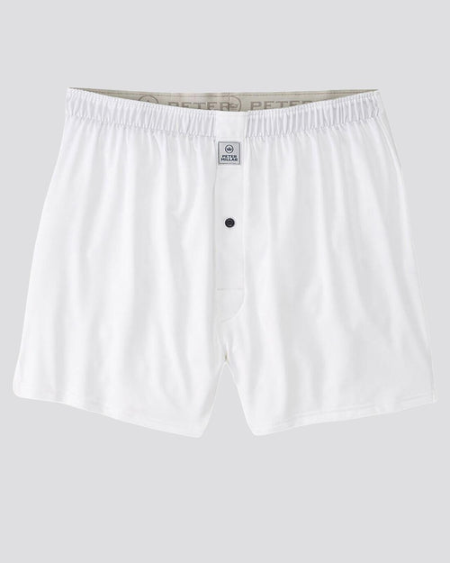 Solid Performance Boxer Shorts White