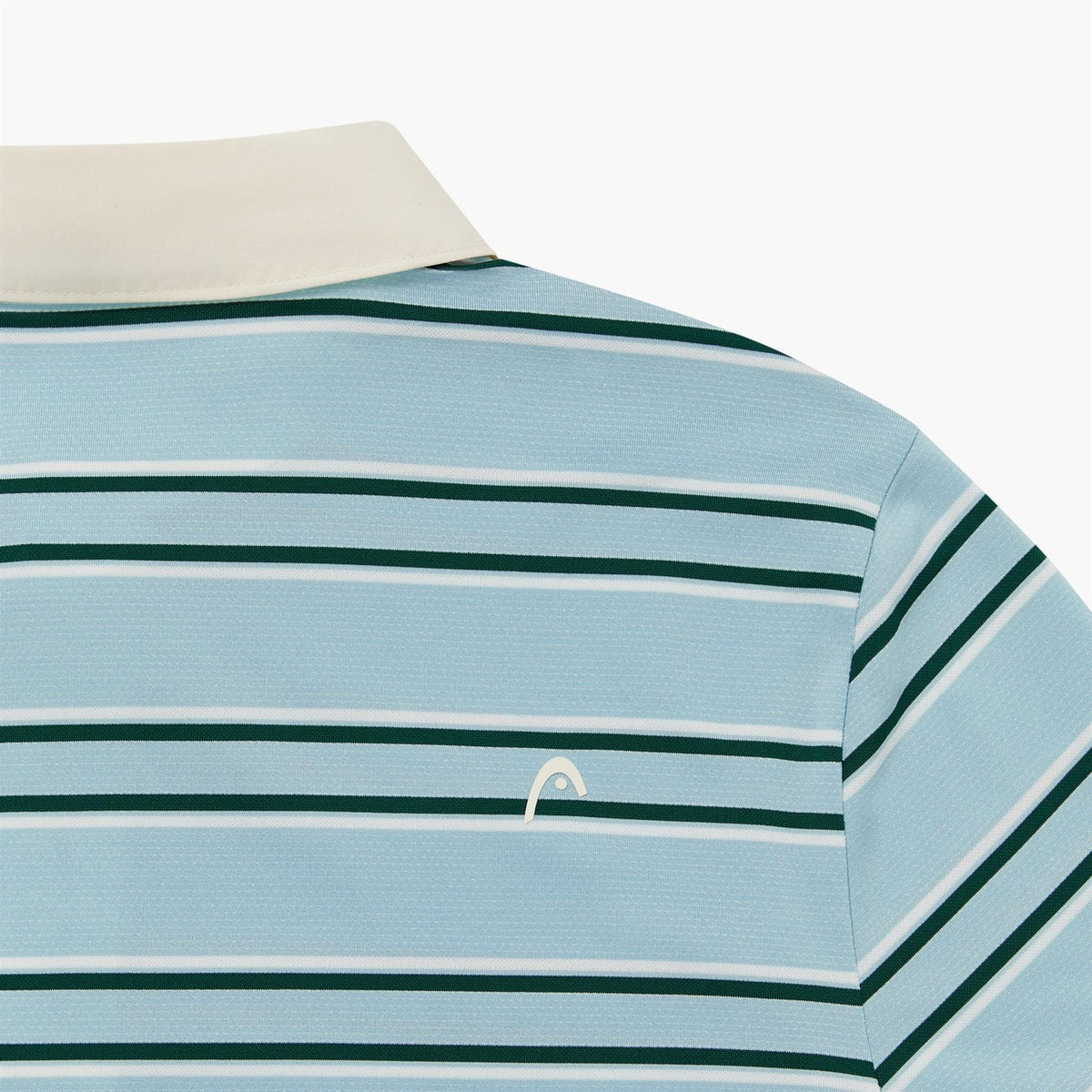 Vintage Henley LS Polo Shirt Blue Vintage