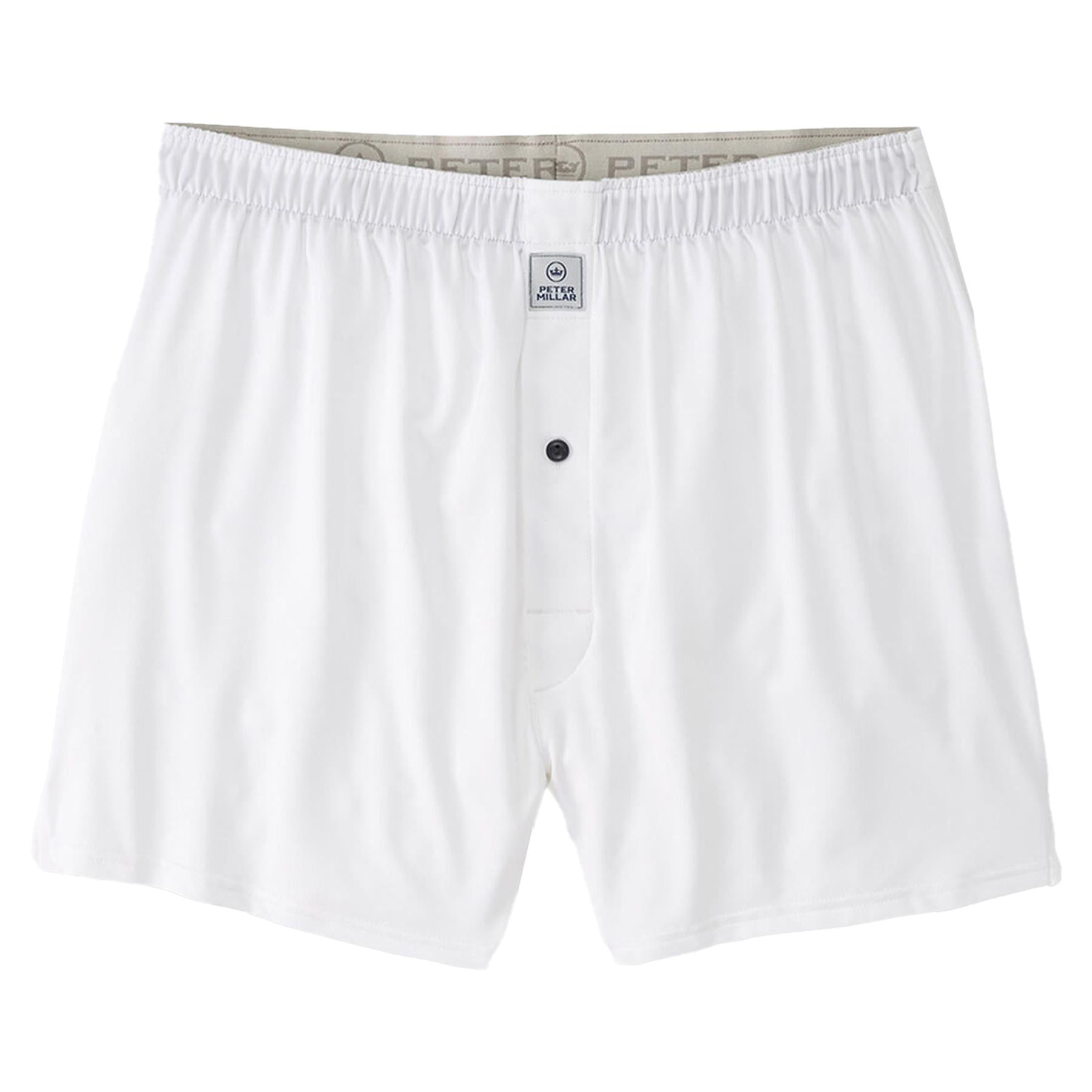 Solid Performance Boxer Shorts White