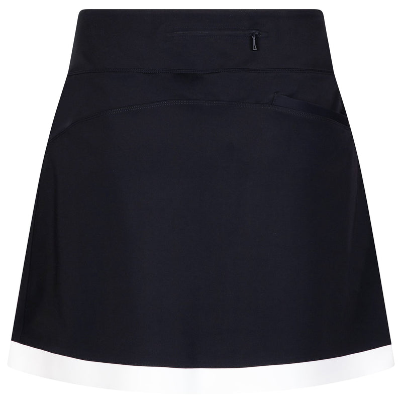 Womens Contrast Sport Skirt Navy/White
