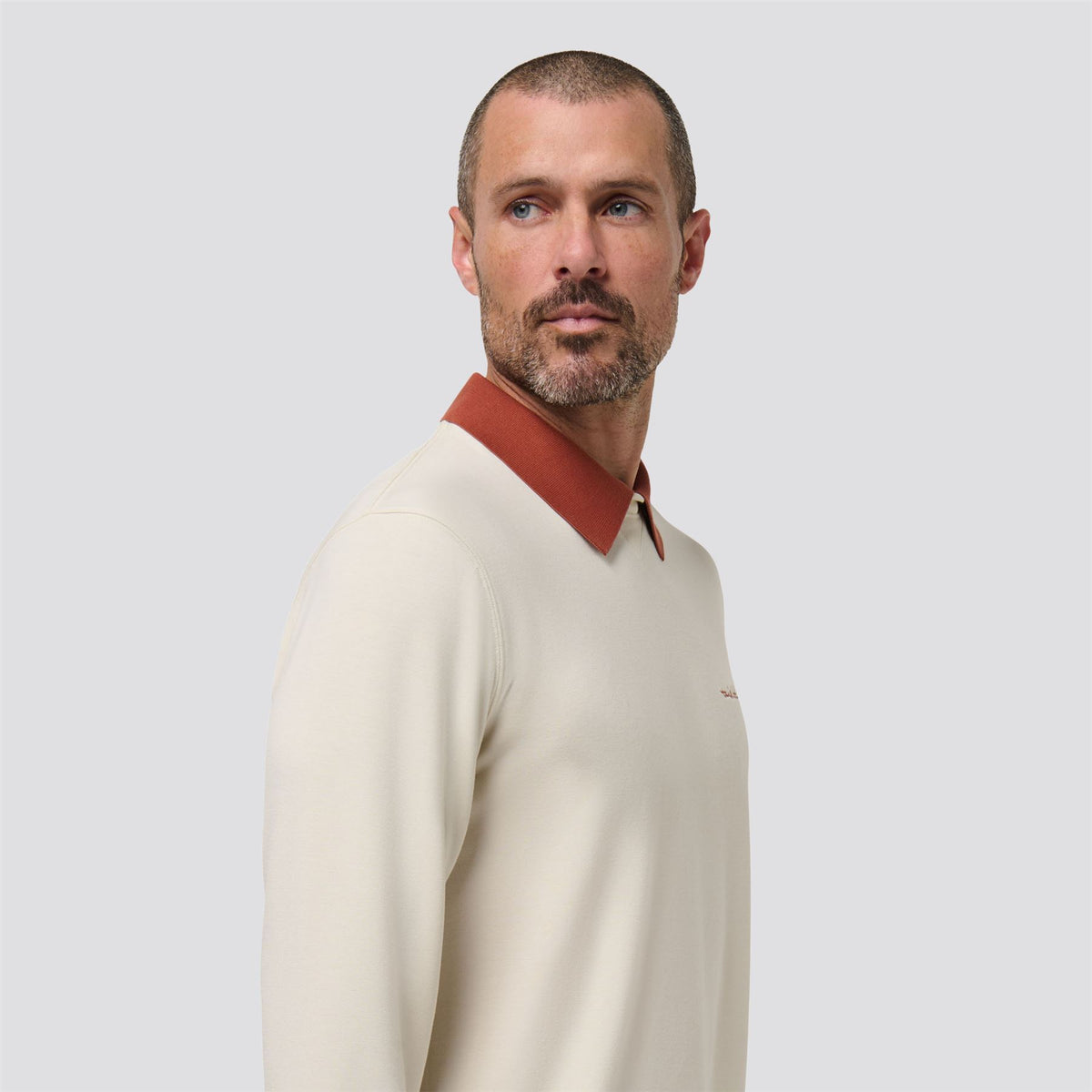 Amenities Collar Crew Sweater Birch