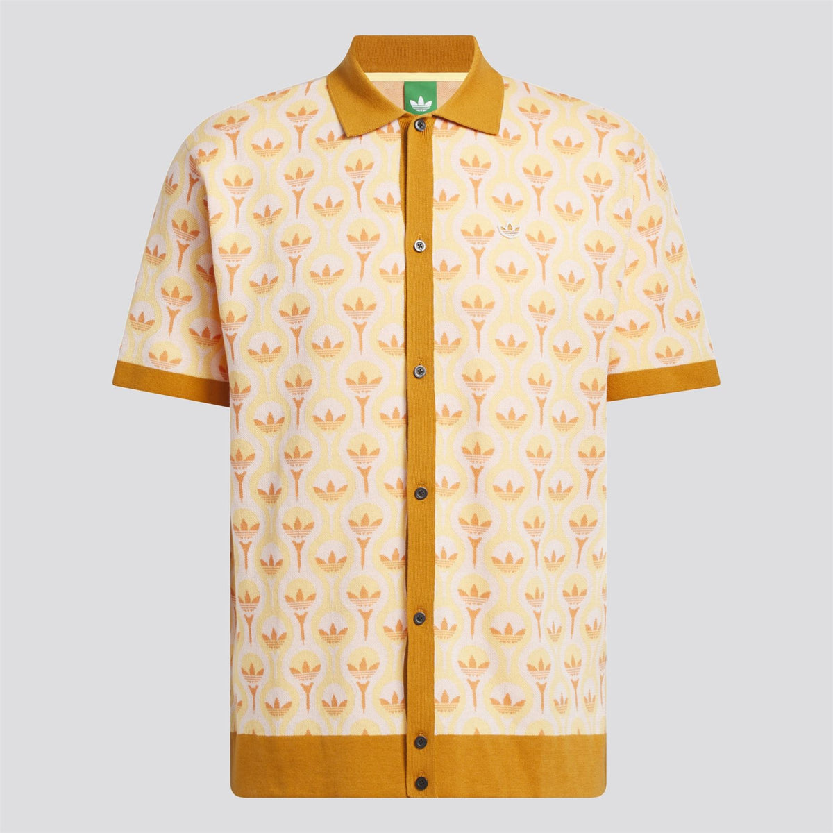 Originals Knit Polo White/Ice Tangerine/Dusky Orange