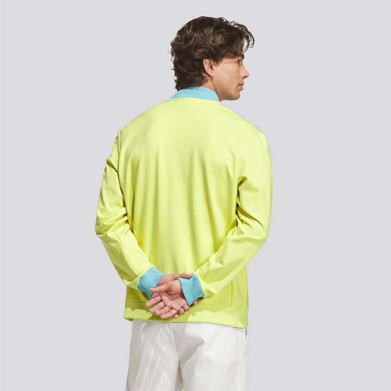 Originals 3-Stripe Quarter Zip Pure Lemon