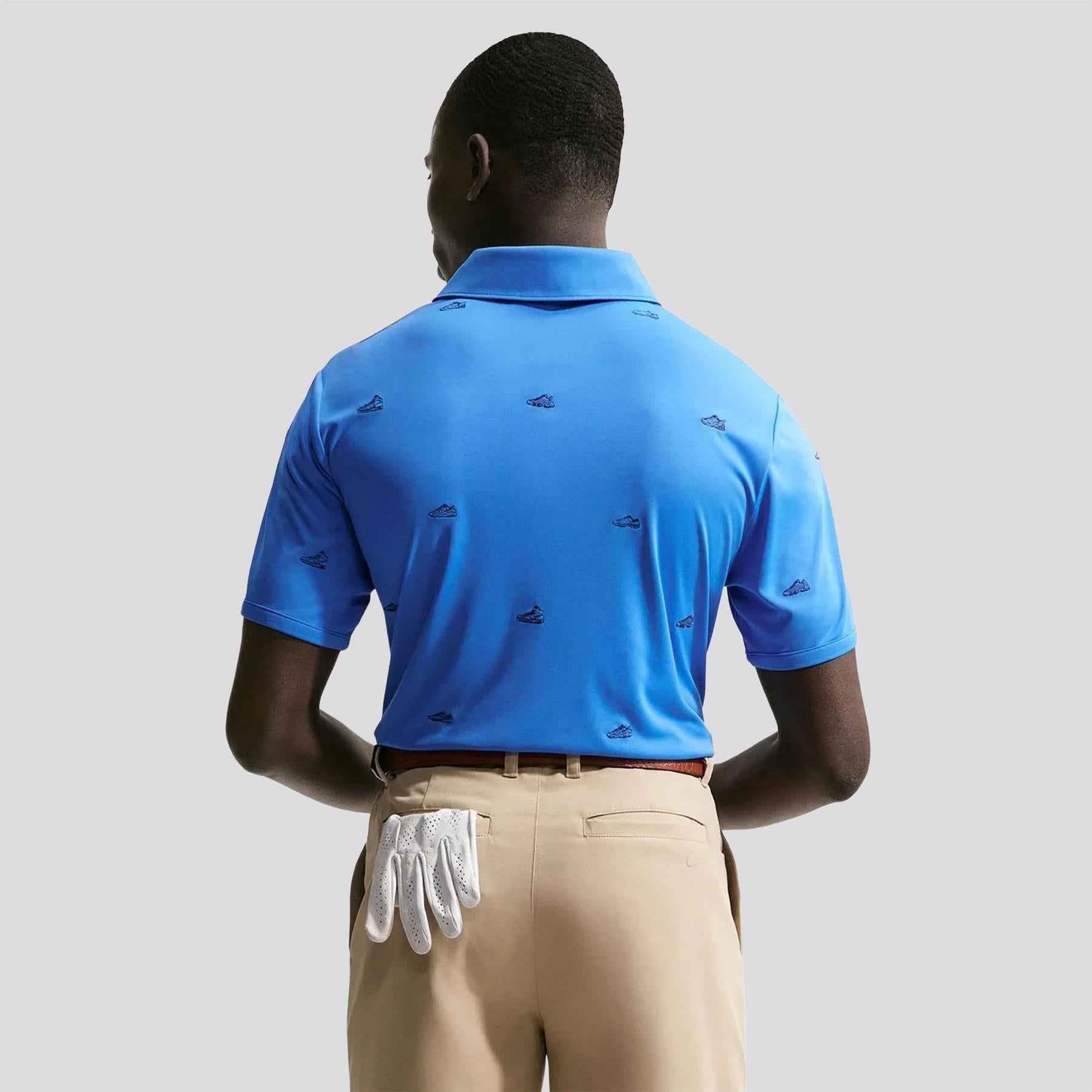 Nike Dri-FIT Par 5 Polo Pacific Blue/College Navy | TRENDYGOLF USA