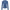 Reva Mock Neck Top Hampstead Blue