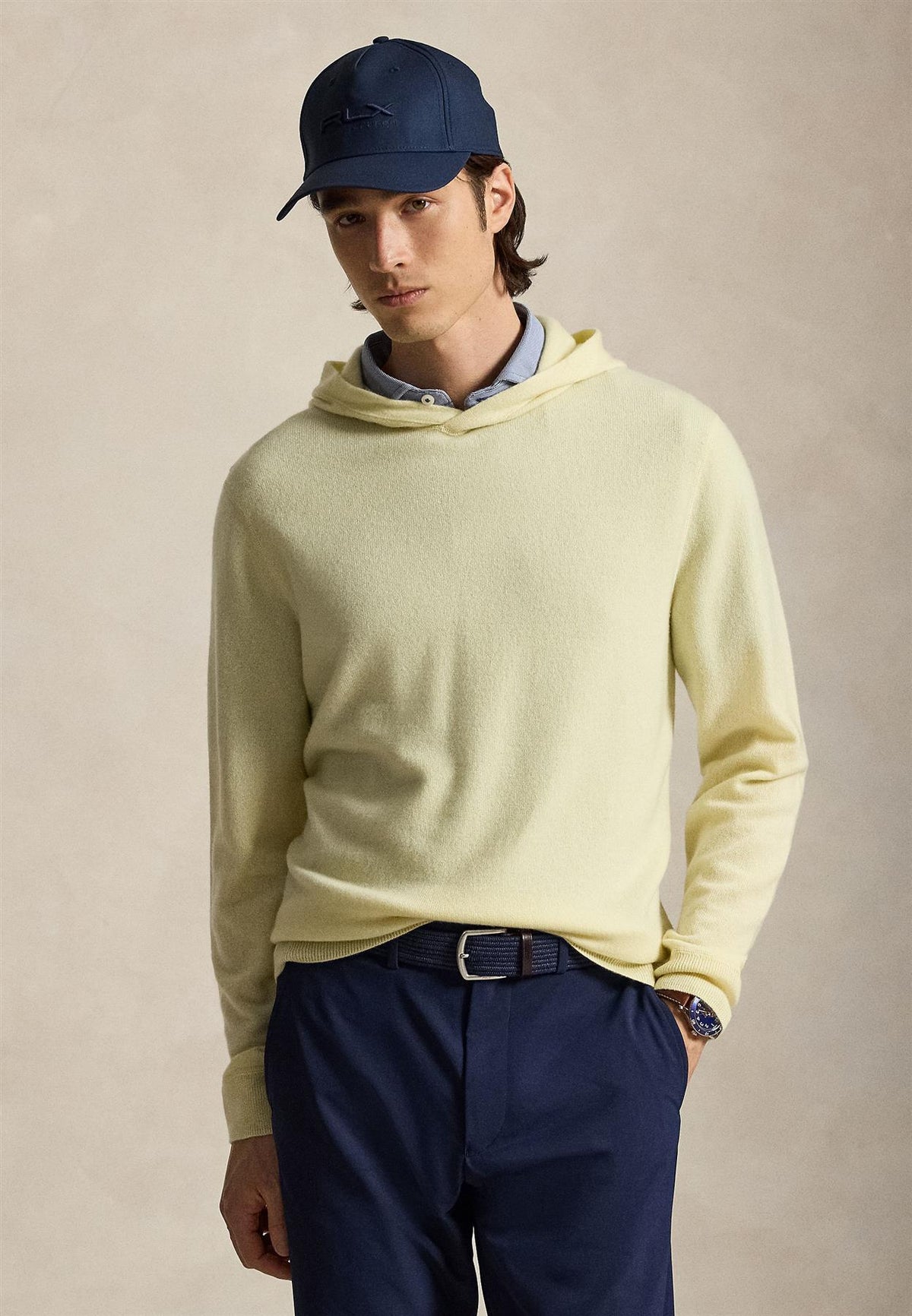 RLX Washable Cashmere Sweater T Bird Yellow