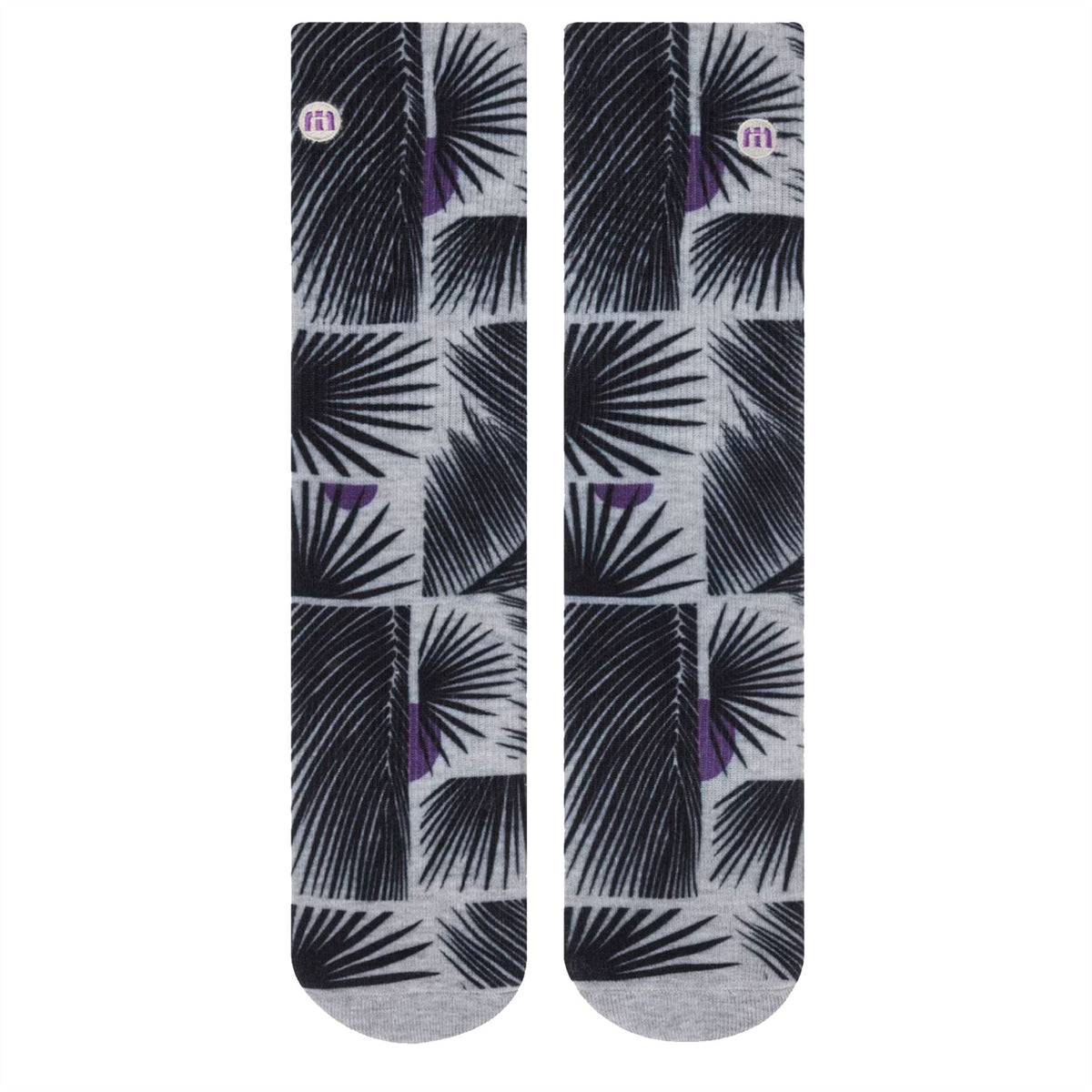 Sunrise Shells Socks Heather Sleet