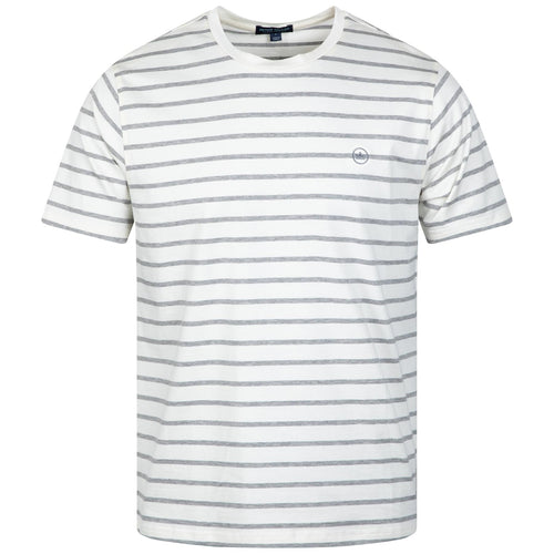 Colt Ss Stripe Crew Tshirt Summer Ivory - SS23