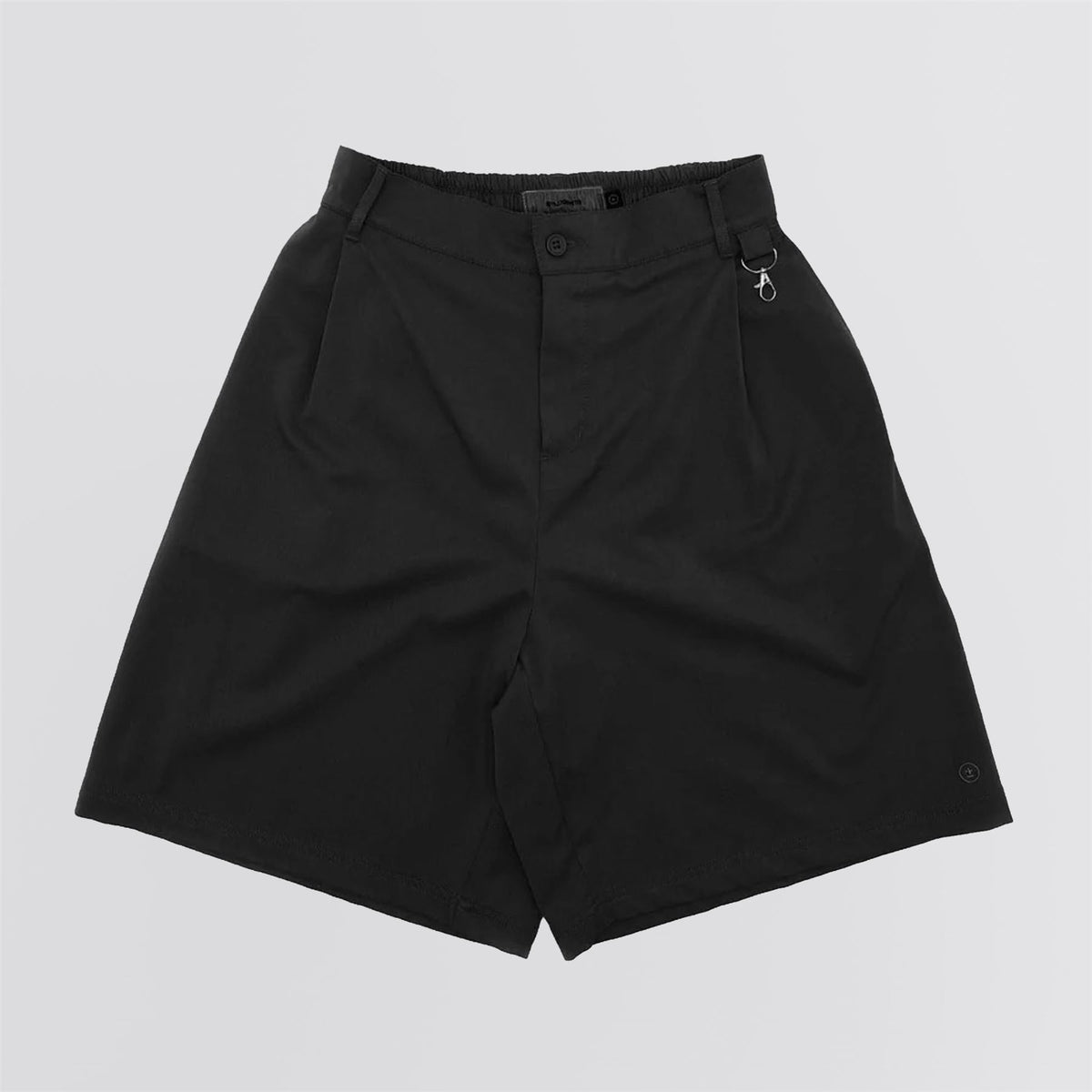 Calculus Baggy Slack Pleated Shorts Black