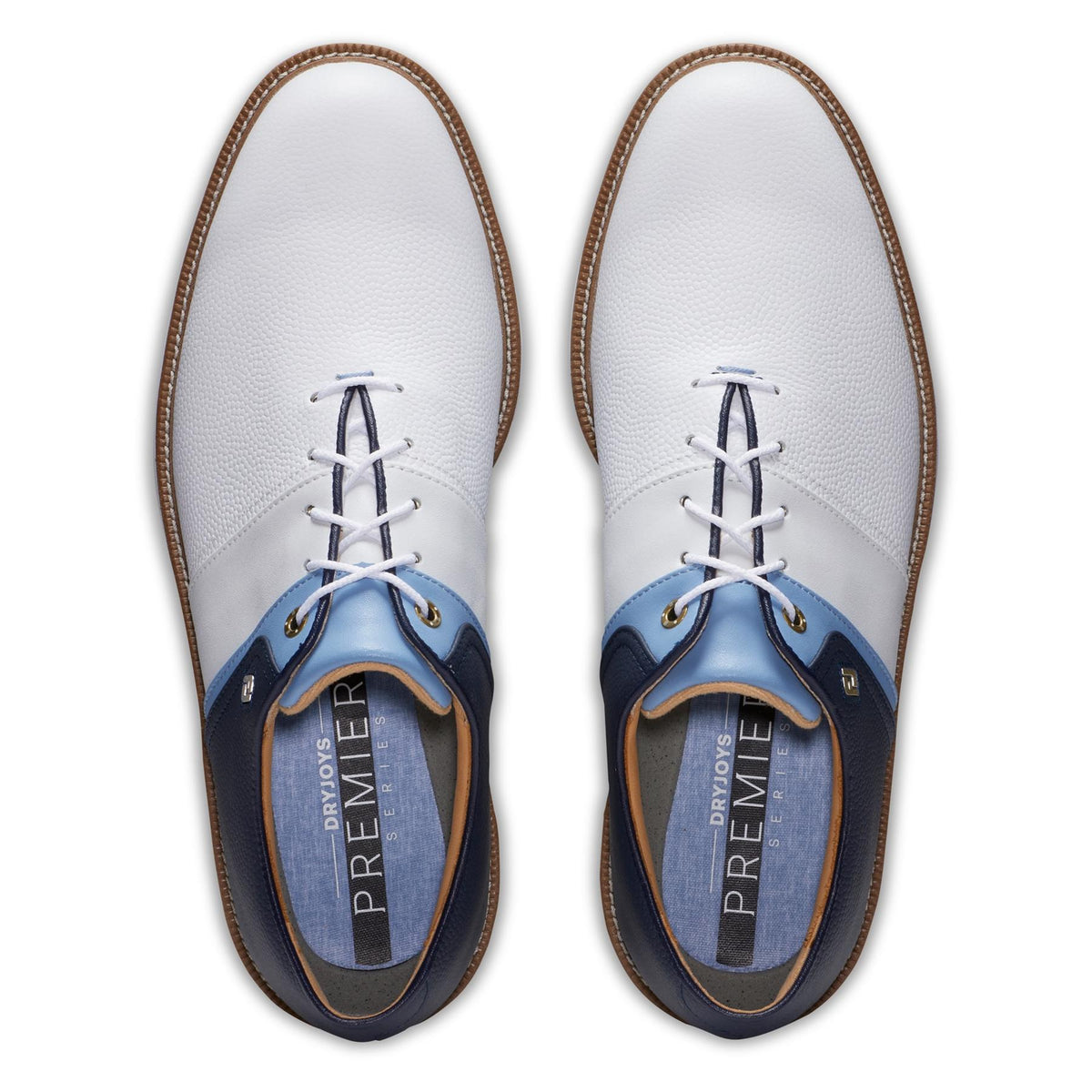 Premiere Series Packard Golf Shoes White/Blue/Navy