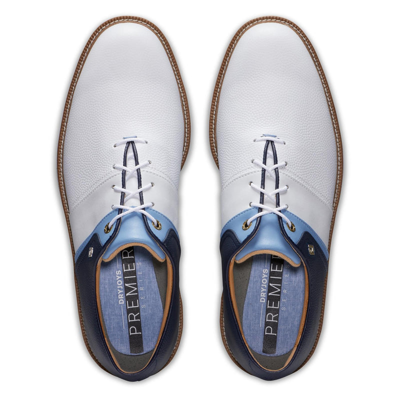 Premiere Series Packard Golf Shoes White/Blue/Navy
