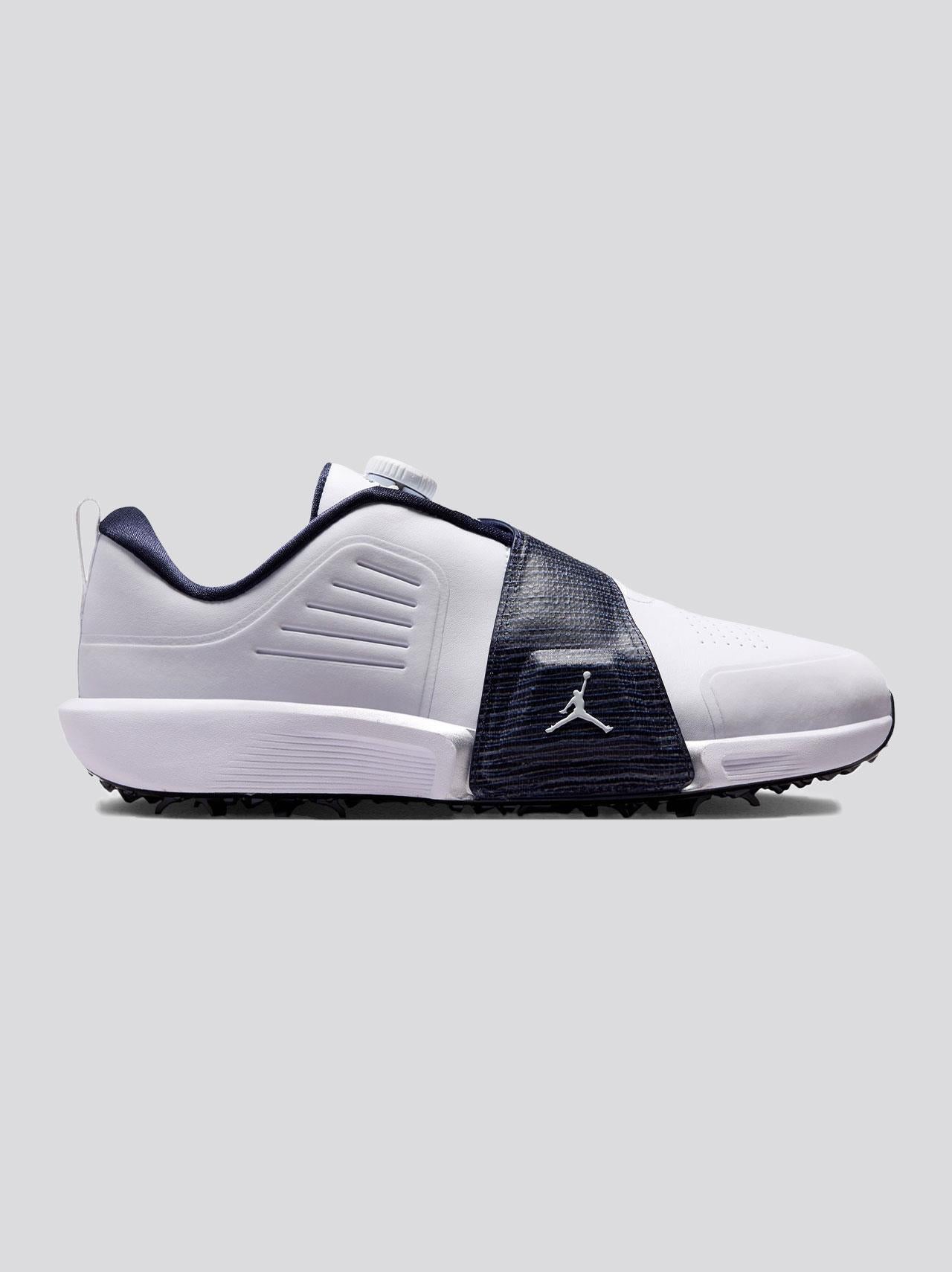 Air Jordan Rev Golf Shoes White/White/Midnight Navy/Lt Smoke Grey