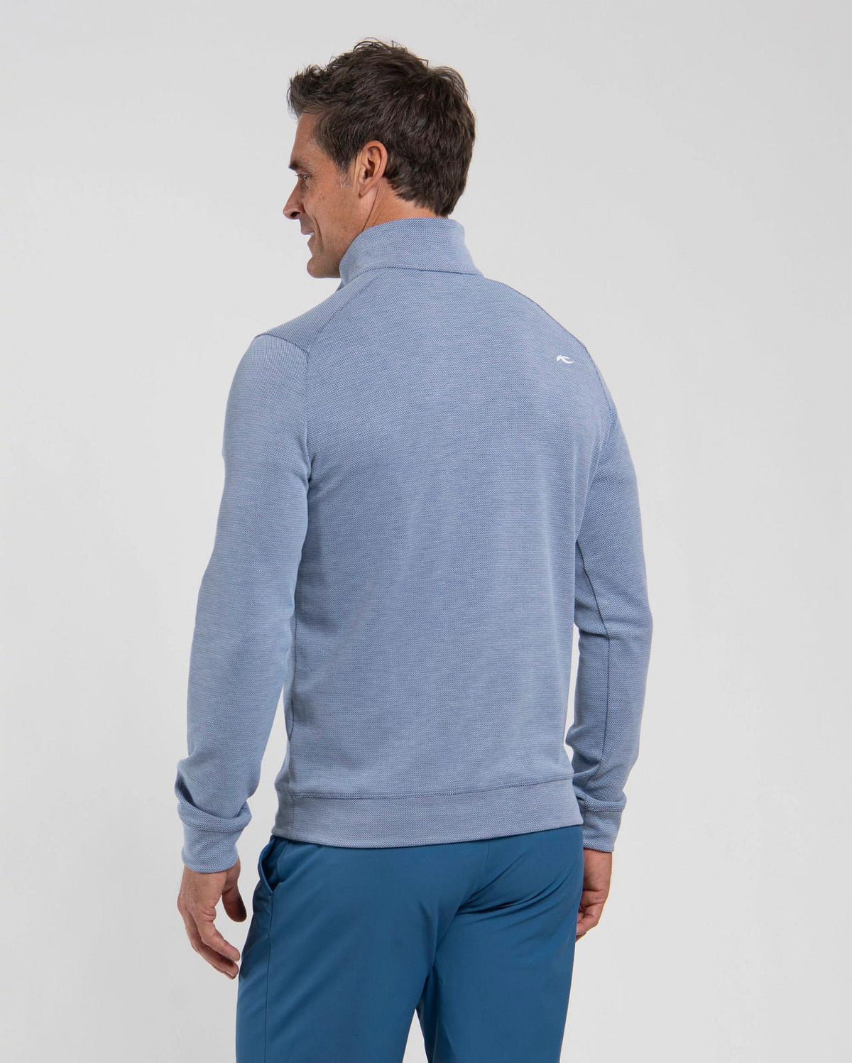 Essentials Half Zip Vapor Blue/Atlanta Blue