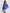 RLX Womens Mock Neck Full Zip Windbreaker Jacket Blue Mist