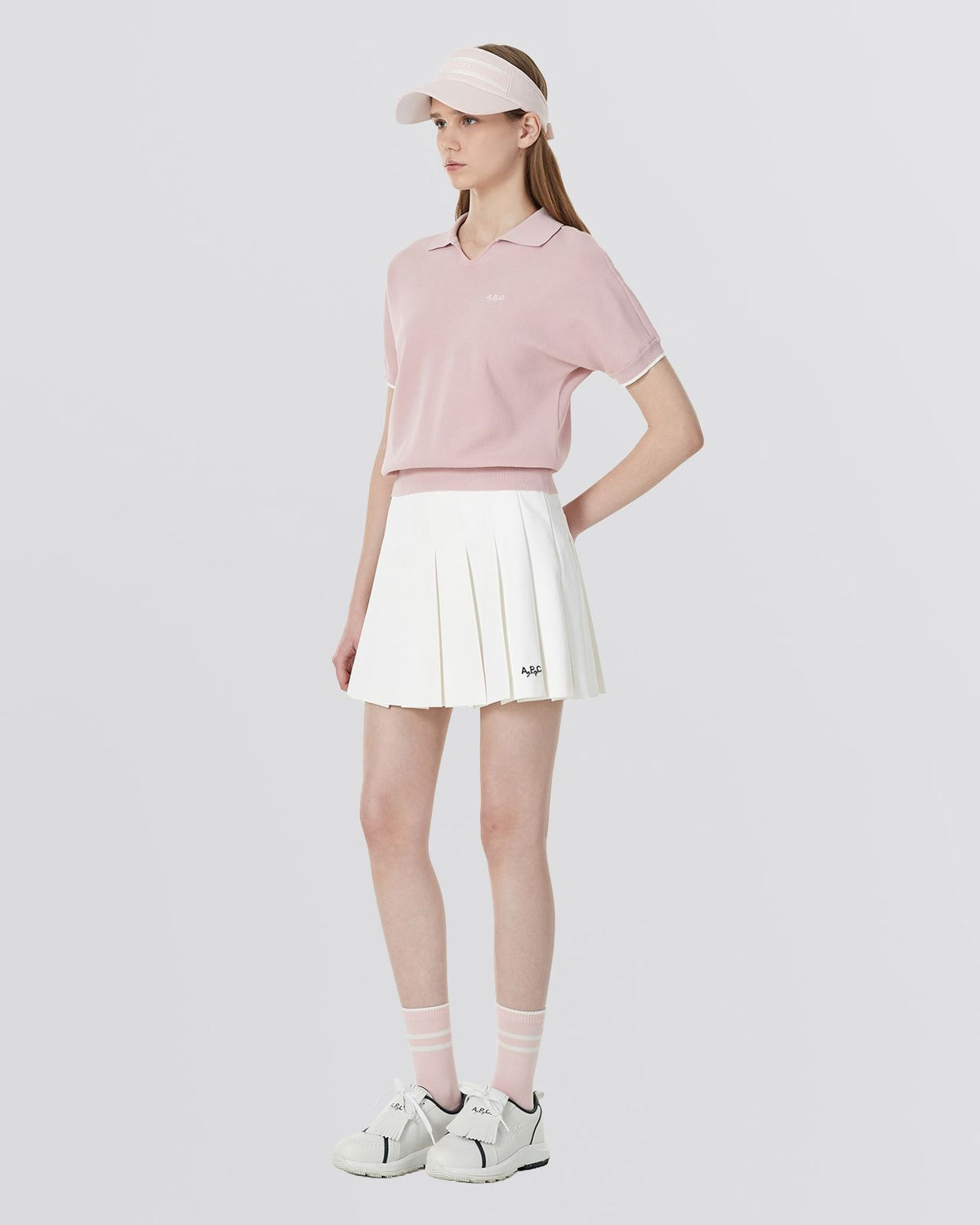 Maryse Short Sleeve Sweater Pink