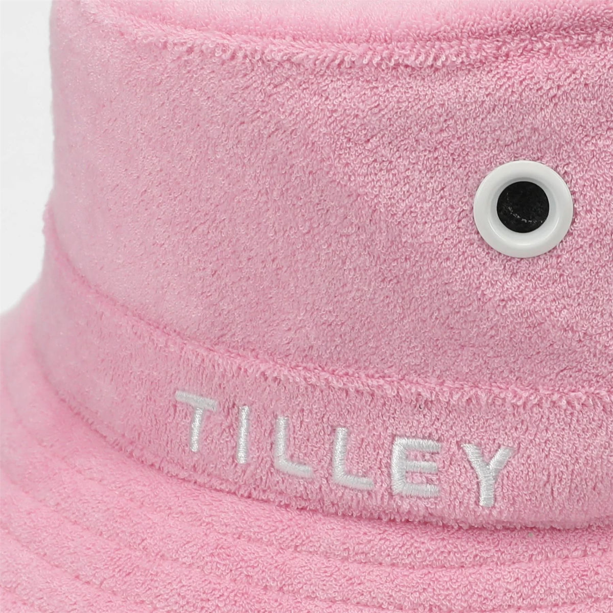Womens Terry Towel Sport Bucket Hat Lilac Pink