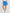 Womens Mickey Mircro Pleated Skort Blue Starling