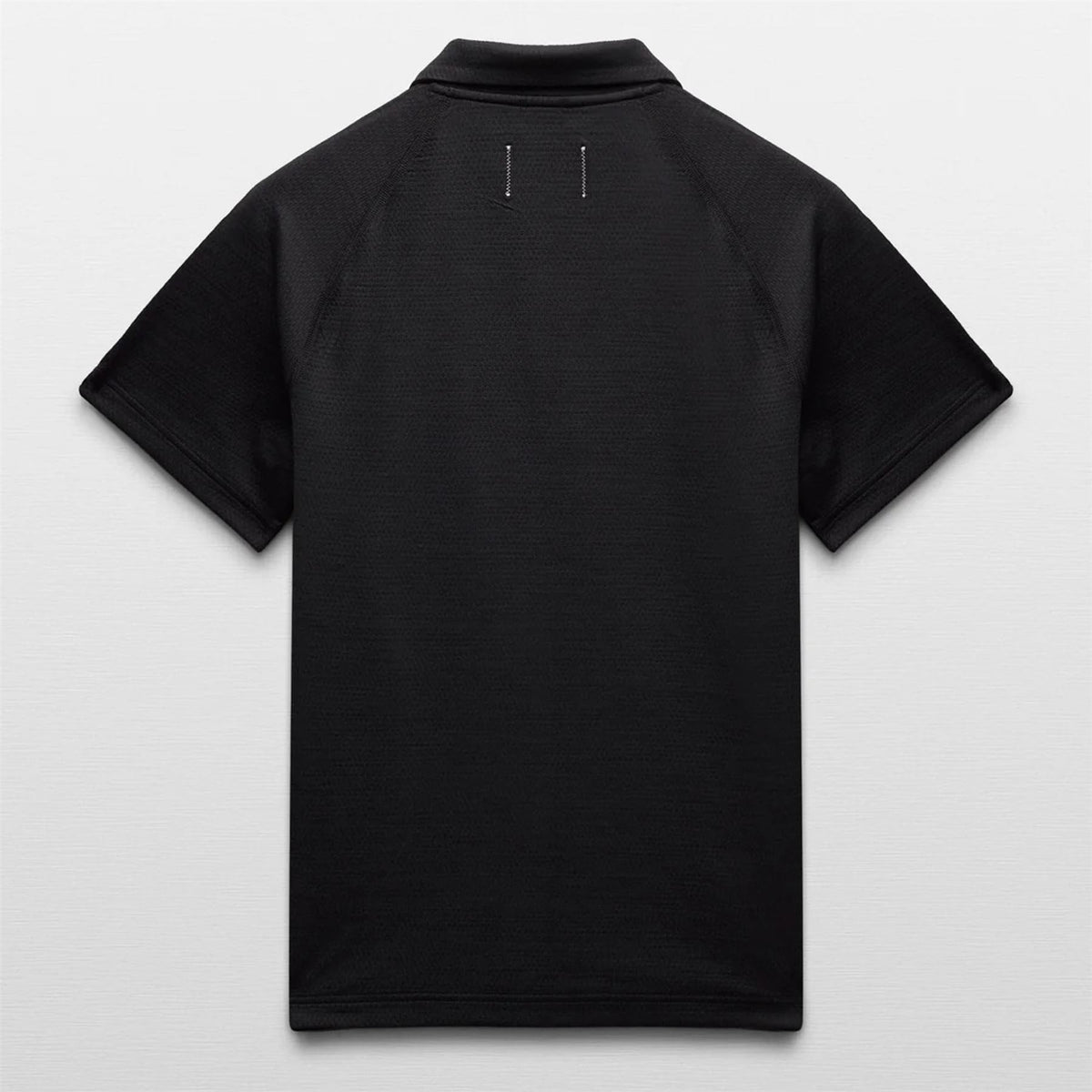 Solotex Mesh Tiebreak Polo Black
