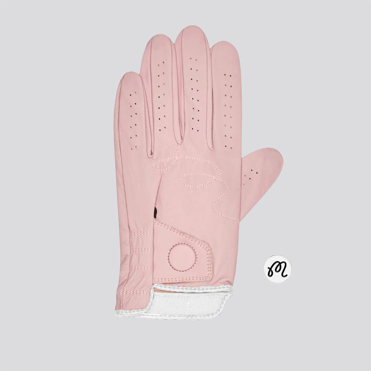 Womens Palmetto LH Golf Glove Rosy Touch