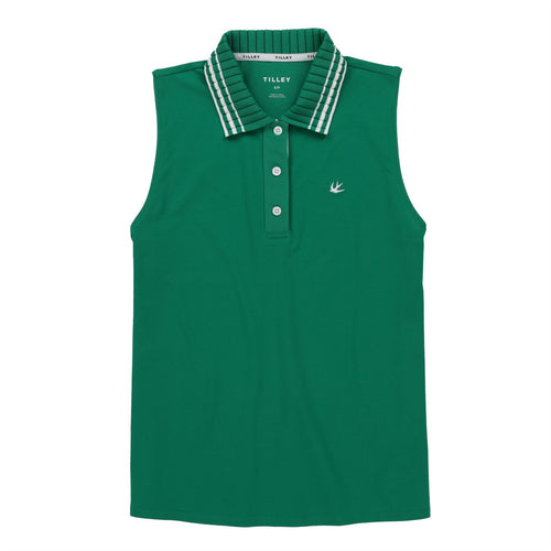 Supima Pique SL Polo Green/White