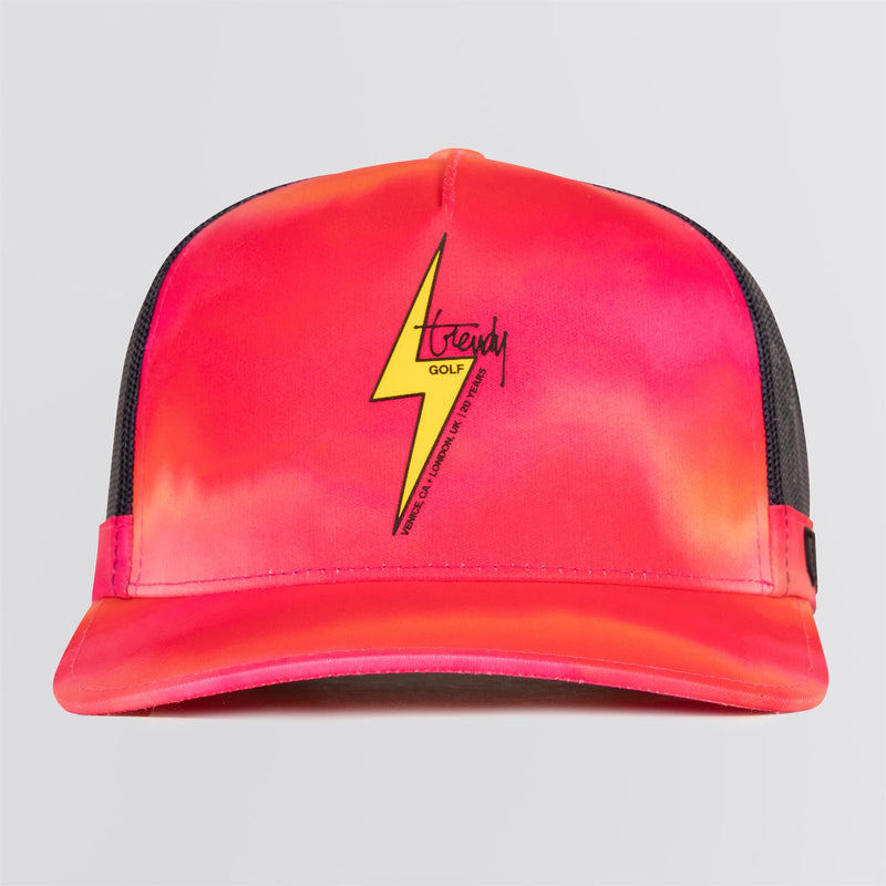 x TRENDYGOLF Limited Edition Trucker Cap Knockout Pink
