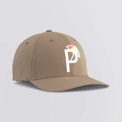 x AP Seersucker 6 Panel Cap Flat Bronze