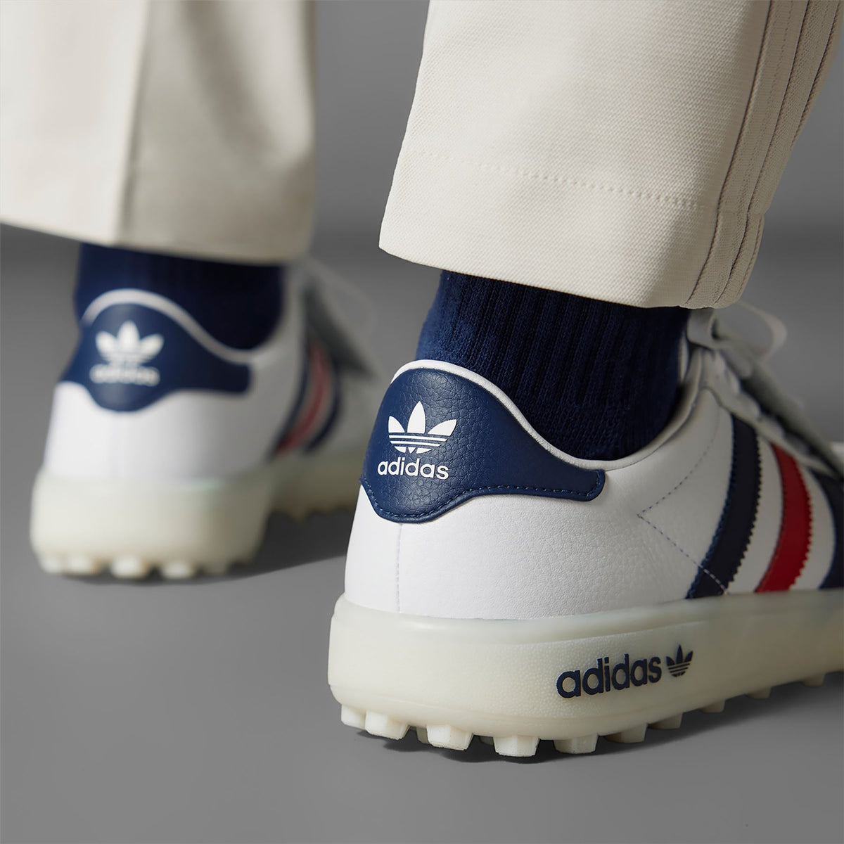Coursecup Spikeless Golf Shoes White/Night Indigo