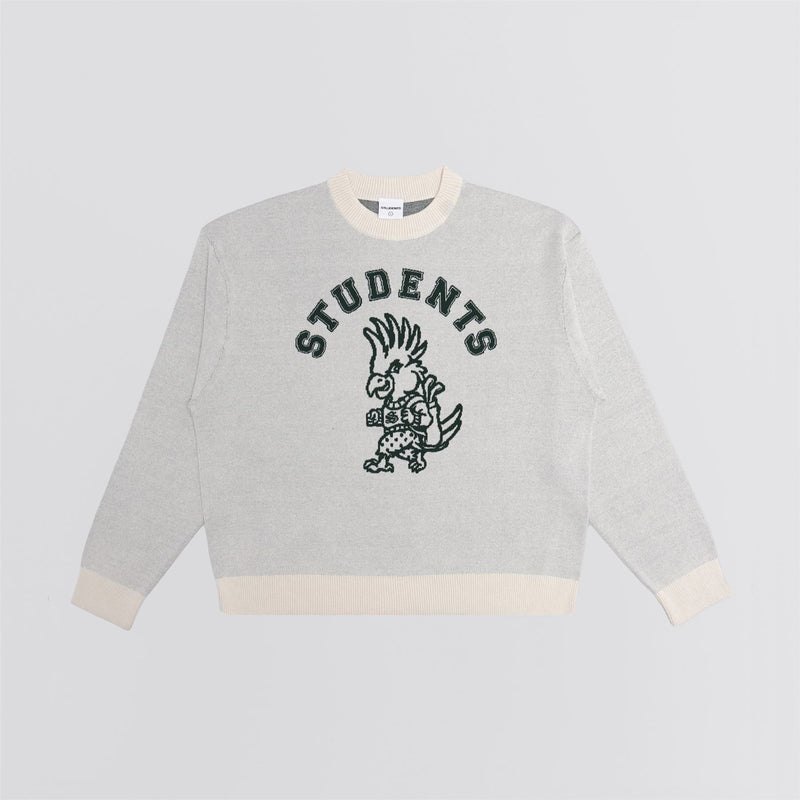 Chip Knit Crew Sweater Cream