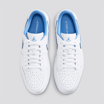 Air Jordan 1 Low Spikeless Golf Shoes White/Legend Blue/Blue Tint