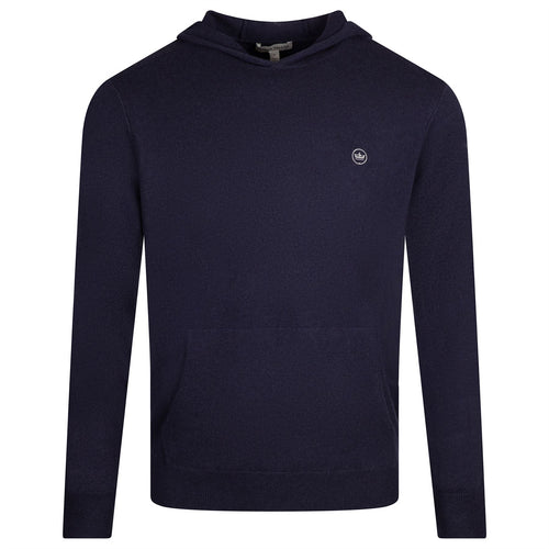 Conway Wool Cashmere Popover Hoodie Navy - AW23