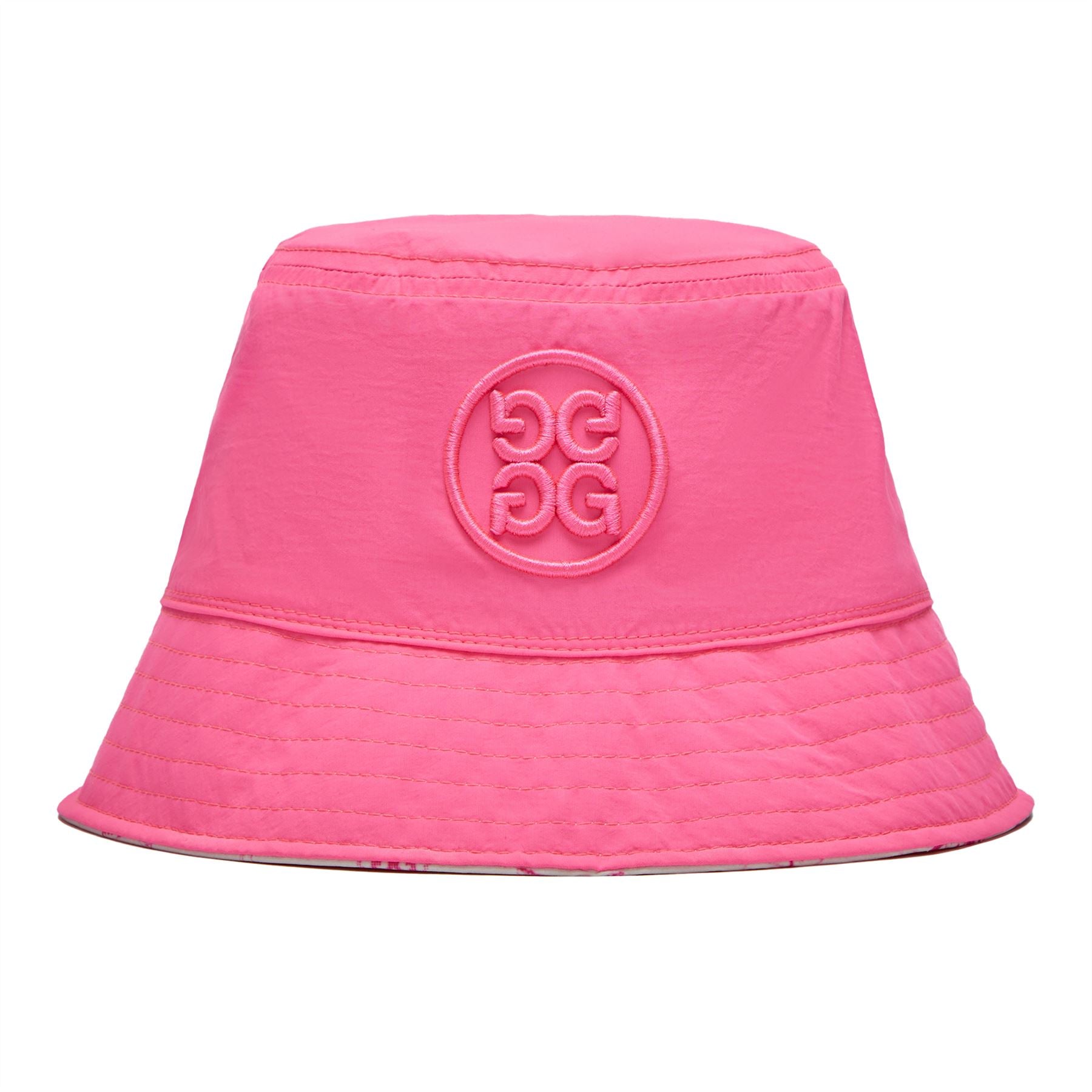 Womens Sketch Nylon Woven Reversible Bucket Hat Stone - AW23