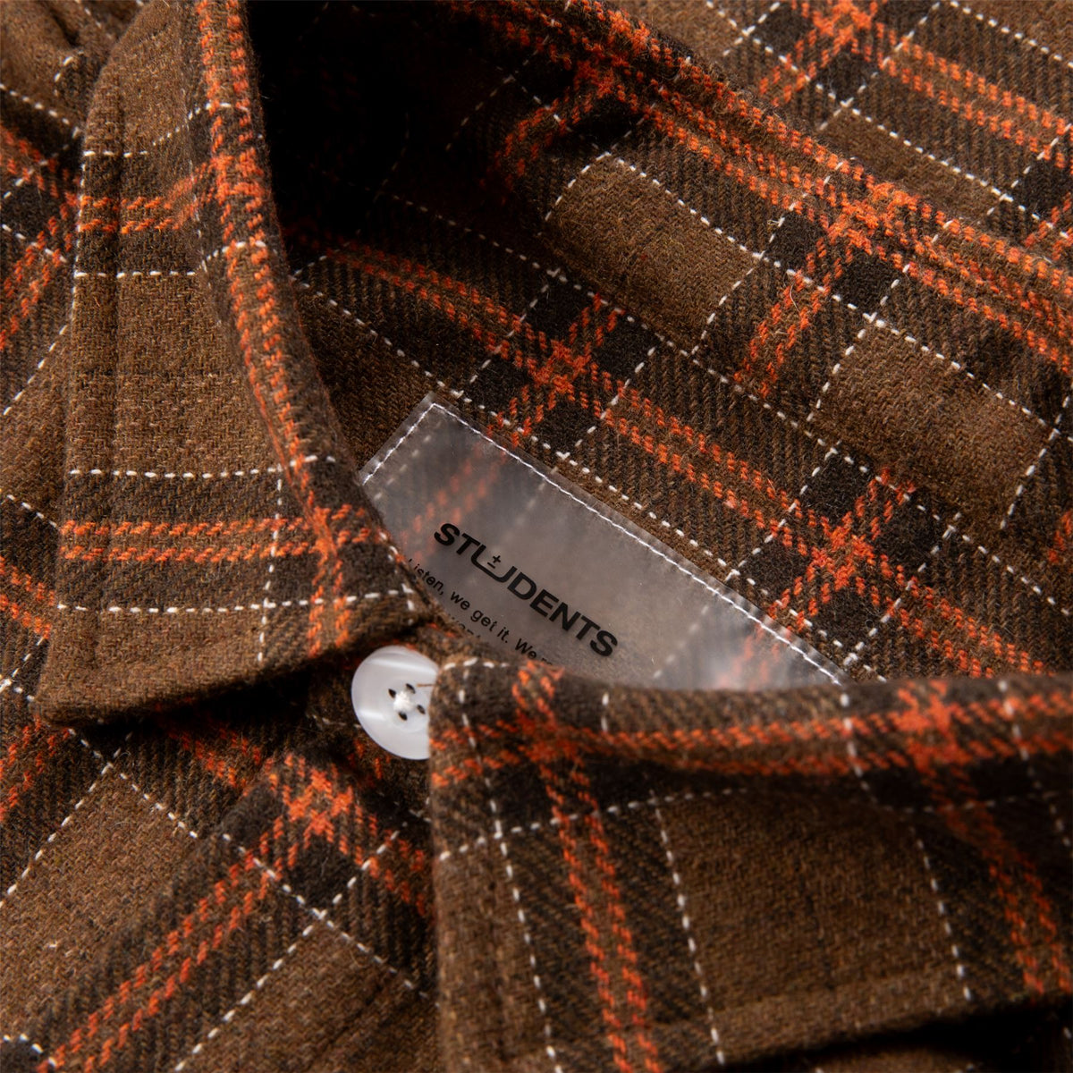 Keaves Flnnel LS Shirt Brown