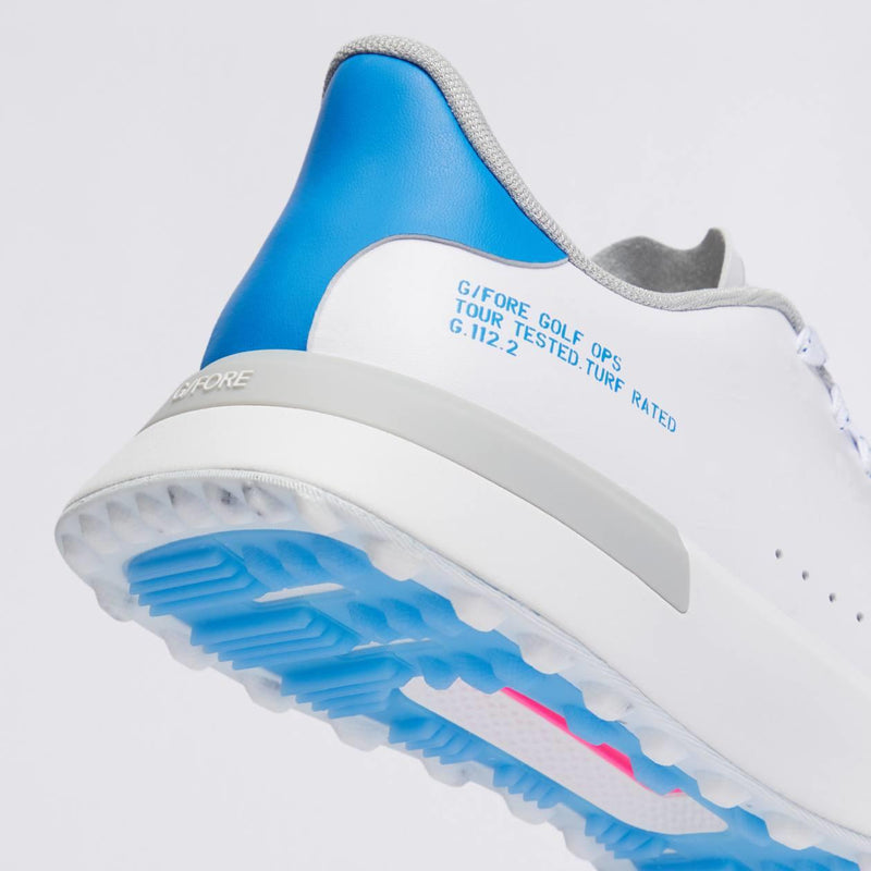 G.112 Embossed Skull and Tees Golf Shoes Snow/Cerulean