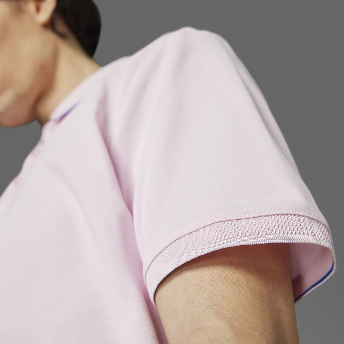 Twistknit Trefoil Polo Clear Pink