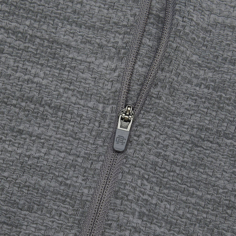 Solotex Mesh Tiebreak Quarter Zip Carbon