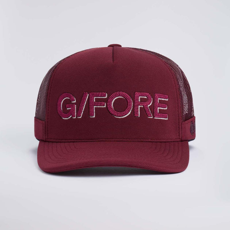 G/Fore Shadow Trucker Hat Dark Plum