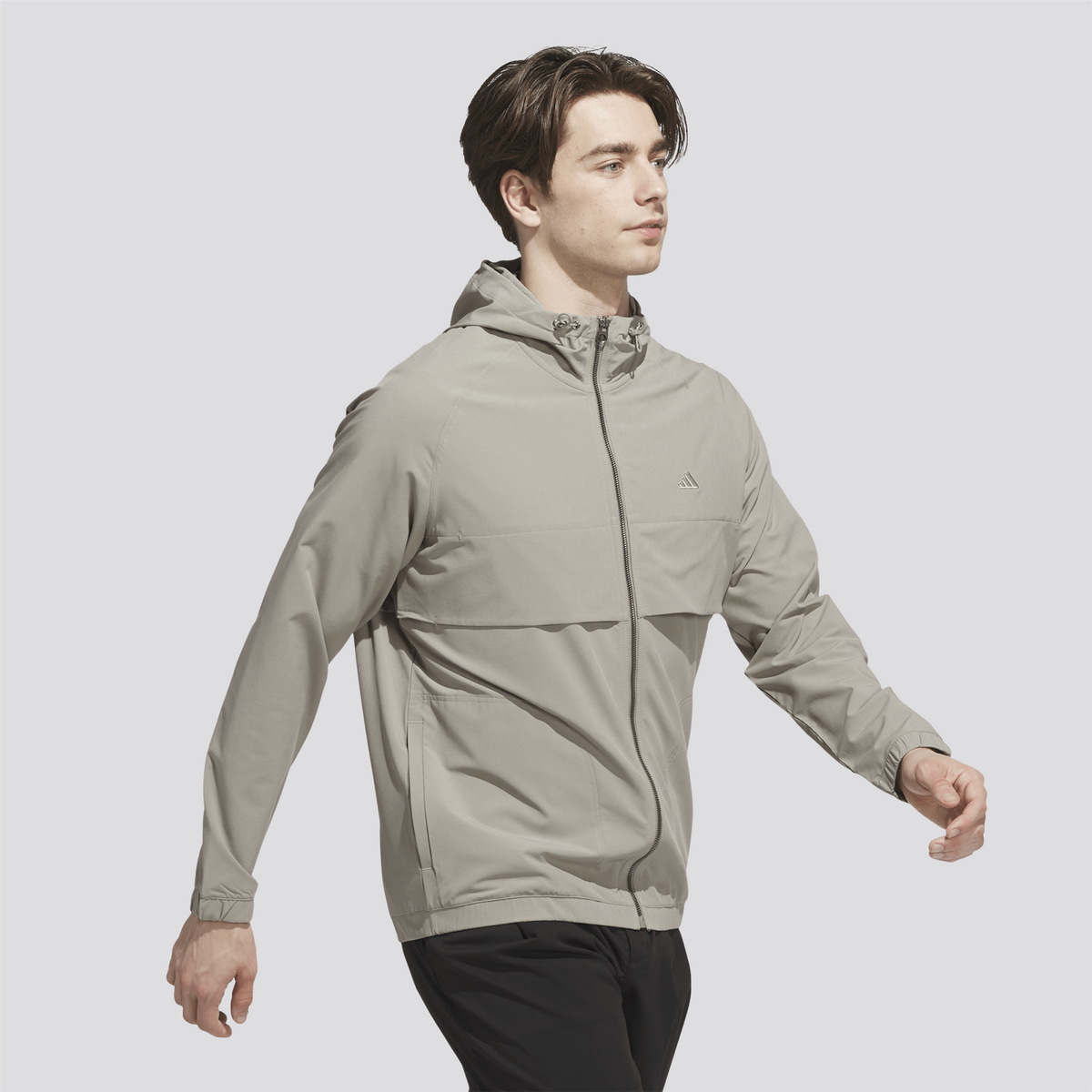 Go-To Full Zip Windbreaker Putty Beige
