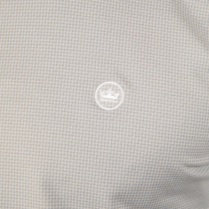 Pine Houndstooth Performance Hoodie Gale Gray