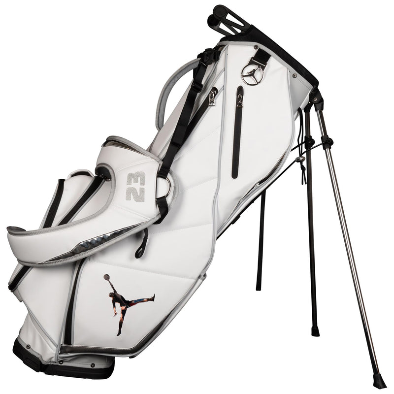 Jordan Fadeaway Chrome Golf Bag White/Wolf Gray/Metallic Silver